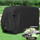 Waterproof Superior Black Golf Cart Cover Fits Most Four-Person Golf Carts