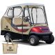 KNOX 2-Person Golf Cart Rain Cover, Beige, 55