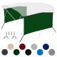 3 Bow Bimini Top Sidewalls, 900D Solid Canvas Side Blocks, 60