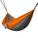 KNOX Portable 2 Person Hammock Rope Hanging Swing Fabric Camping Bed - Grey & Orange