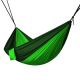 Portable 2 Person Hammock Rope Hanging Swing Camping - Fruit Green & Dark Green