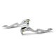 Honda CBR 1000RR Chrome Brake / Clutch Flame Hand Levers (2004-2011)