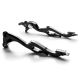 Kawasaki Black Brake / Clutch Flame Hand Levers - ZX6R ZX9R ZX10R ZX12R and More! (2000-2010)