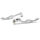 Suzuki GSXR 600 / 750 / 1000 Chrome Brake / Clutch Flame Hand Levers (2005-2010)