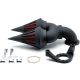 Matte Black Dual Spike Intake Air Cleaner Filter Kit for Harley CV Carb Delphi V-Twin