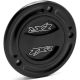 Black Keyless Gas Cap Twist Off Fuel Tank Cap For Kawasaki Ninja ZXR Logo Etched