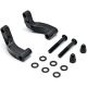 Black Mirror Relocation Extension Adapter Kit for Harley Davidson Motorcycles