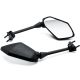 Black Motorcycle Mirrors For Kawasaki Ninja 650R 09-14 / 400R 10-14 /Z1000 11-14