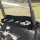 KNOX Golf Cart Storage Basket, Universal Fit, No Drilling, Portable, Lid Cover
