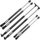 Krator 6pcs 4699, 4048, 4528 Replacement Hood, Liftgate, & Rear Window Lift Supports, Gas Strut Prop Arms, Gas Spring Shocks, Lid Support, Force Output 120N-863N - 4699, 901383, SG314030, 072-873
