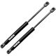Krator 2pcs 4643 Replacement Trunk Lid Lift Supports, Gas Strut Prop Arms, Gas Spring Shocks, Lid Support, Lid Stay, Force Output 173N - 4643, 072-805, 510-135, 612789, 901286, 95532, D072-805