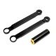 Suzuki GSXR 600 750 1000 Black Lowering Links (2006-2010)