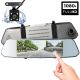 Rear View Mirror Dash Cam + Waterproof Rear Backup Camera 7