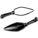 Black Universal Motorcycle Mirrors Cruiser Sport Bike Chopper Rear View Mirror