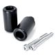 Suzuki GSXR 1000 No Cut Black Frame Sliders (2003-2004)