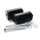 Yamaha YZF 600R No Cut Black Frame Sliders (1996-2007)