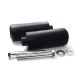 Yamaha FZ6 No Cut Black Extended Frame Sliders (2004-2012)