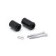 Yamaha FZ6 Fazer No Cut Black Frame Sliders (2004-2011)