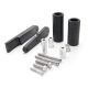 Kawasaki Ninja 650 / EX650 / 650R No Cut Black Frame Sliders (2009-2011)