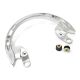 Suzuki Hayabusa GSX1300R Chrome Passenger Grab Bar Rail Logo Handle Rail (2008-2013)