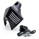 Motorcycle Black Big Twins Horn Cover Stock Cowbell Horns For Harley Davidson