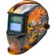 Professional Auto Darkening Solar Welding Helmet MIG TIG ARC Plasma Flames Skull
