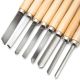 8pc Wood Lathe Chisel Set Turning Tools Woodworking Gouge Skew Parting Spear