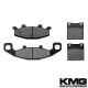 1989-1995 Suzuki GS500 Front + Rear Non-Metallic Organic NAO Brake Pads Set