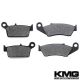 2003-2004 Kawasaki KLX 400 R Front + Rear Non-Metallic Organic NAO Brake Pads Set
