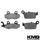 2009-2010 Kawasaki KLX 250 SF Supermotard Front + Rear Non-Metallic Organic NAO Brake Pads Set