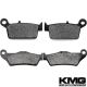 2004-2008 TM MX 250 300 (2T) Front + Rear Non-Metallic Organic NAO Brake Pads