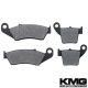 2005-2011 Honda CRF 450 X Front + Rear Non-Metallic Organic NAO Brake Pads Set
