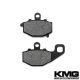 2007-2011 Kawasaki ZX6R ZX600 Rear Non-Metallic Organic NAO Disc Brake Pads Set