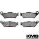 2005-2009 BMW HP-2 Enduro Front + Rear Non-Metallic Organic NAO Brake Pads
