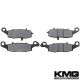 2009-2011 Kawasaki VN 1700 Vulcan Nomad Front Non-Metallic Organic NAO Disc Brake Pads Set