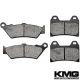 1998-2003 Victory V92C Front + Rear Non-Metallic Organic NAO Brake Pads