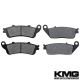 2003-2011 Honda FSC 600 Silverwing ABS Model Front + Rear Non-Metallic Organic NAO Brake Pads Set