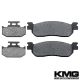 2008-2011 Yamaha XT 250 Front + Rear Non-Metallic Organic NAO Brake Pads Set