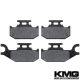 2004-2005 Bombardier Traxter Max 650 Front Non-Metallic Organic Brake Pads