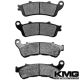 2010-2011 Honda VT 1300 CXAA Fury (ABS Model) Front + Rear Non-Metallic Organic NAO Brake Pads