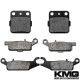 2008-2011 Yamaha YFM 250 Raptor Front + Rear Non-Metallic Organic NAO Brake Pads