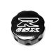 Suzuki GSXR 600 750 1000 1100 Black Billet Oil Filler Cap Logo Engraved (1988-2012)