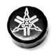 Yamaha Motorcycles With 35mm Diameter Round Reservoirs Black Billet Fluid Reservoir Cap Logo Engraved