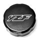 Yamaha YZF R6 R6S R1 600R Black Billet Fluid Reservoir Cap Logo Engraved (1995-2011)