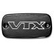 Honda VTX 1800 Black Billet Fluid Reservoir Cap Logo Engraved (2002-2011)