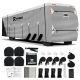 KNOX 3rd Gen Superior Motorhome RV, Class A Storage Cover - Length 34-37 Feet