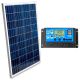 100W Solar Panel + Charge Controller 12V Polycrystalline Module Marine Off Grid