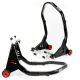 Venom Motorcycle Stand Front and Rear Lift Stand Combo, Universal Swingarm Spool Lift + Fork Paddock Stand