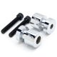 Chrome Engraved Swingarm Spools Sliders For Honda CBR 600 250 954 1000 RR RC51