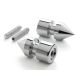 Chrome Suzuki / Honda Spike Swingarm Spools Sliders - CBR 600RR 1000RR GSXR 600 SV650 and More! (1992-2012)